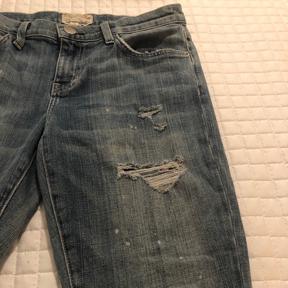 Current/Elliot distressed “boyfriend” jeans - Picture 2 of 5